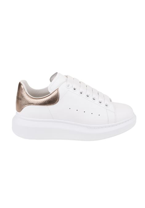 Sneakers Oversize Bianche Con Spoiler Grigio Scuro Metallizzato ALEXANDER MCQUEEN Russocapri